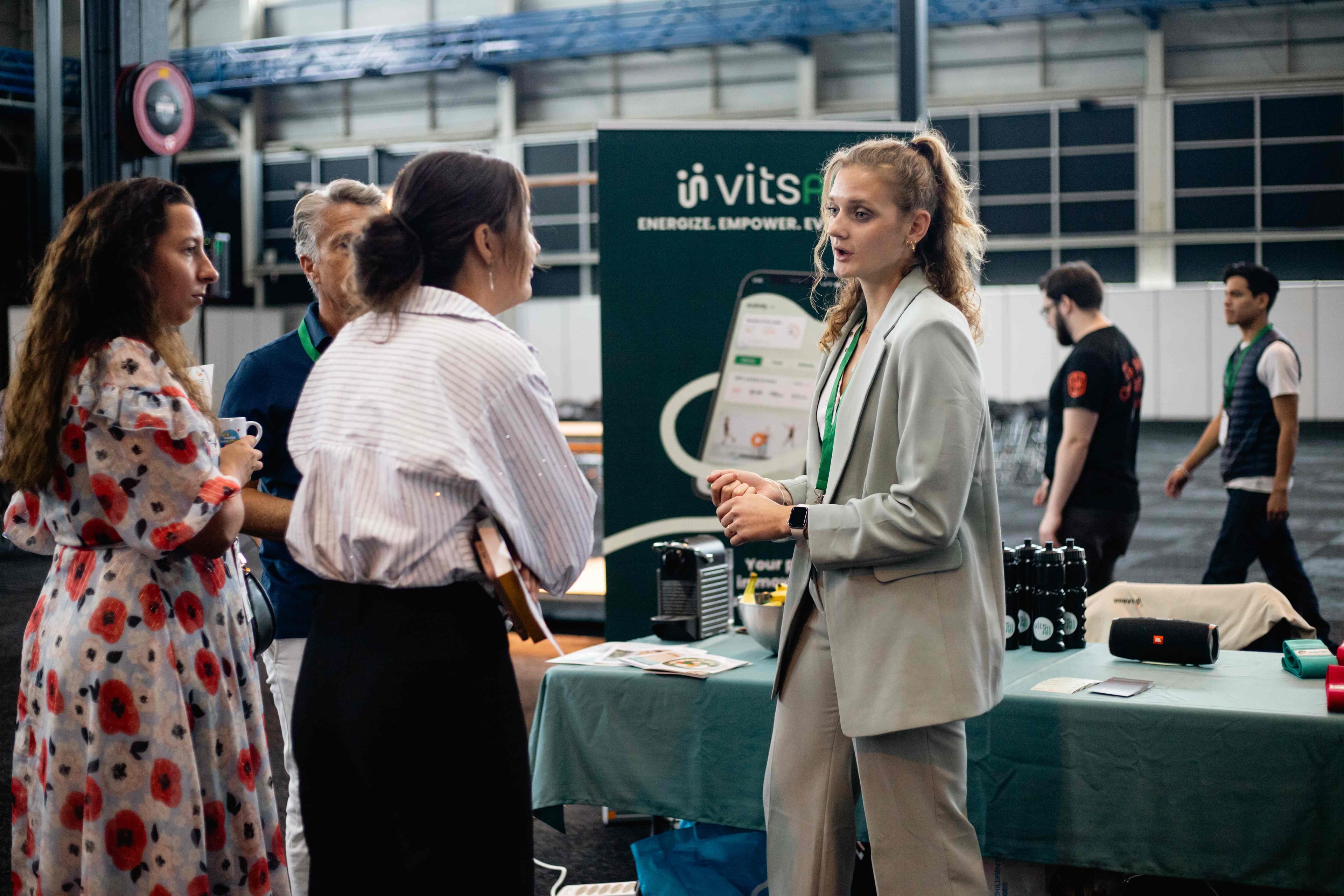 Het VitsAll team op een evenement